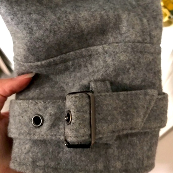 Guess Vintage Wool Gray Peacoat - Picture 10 of 16